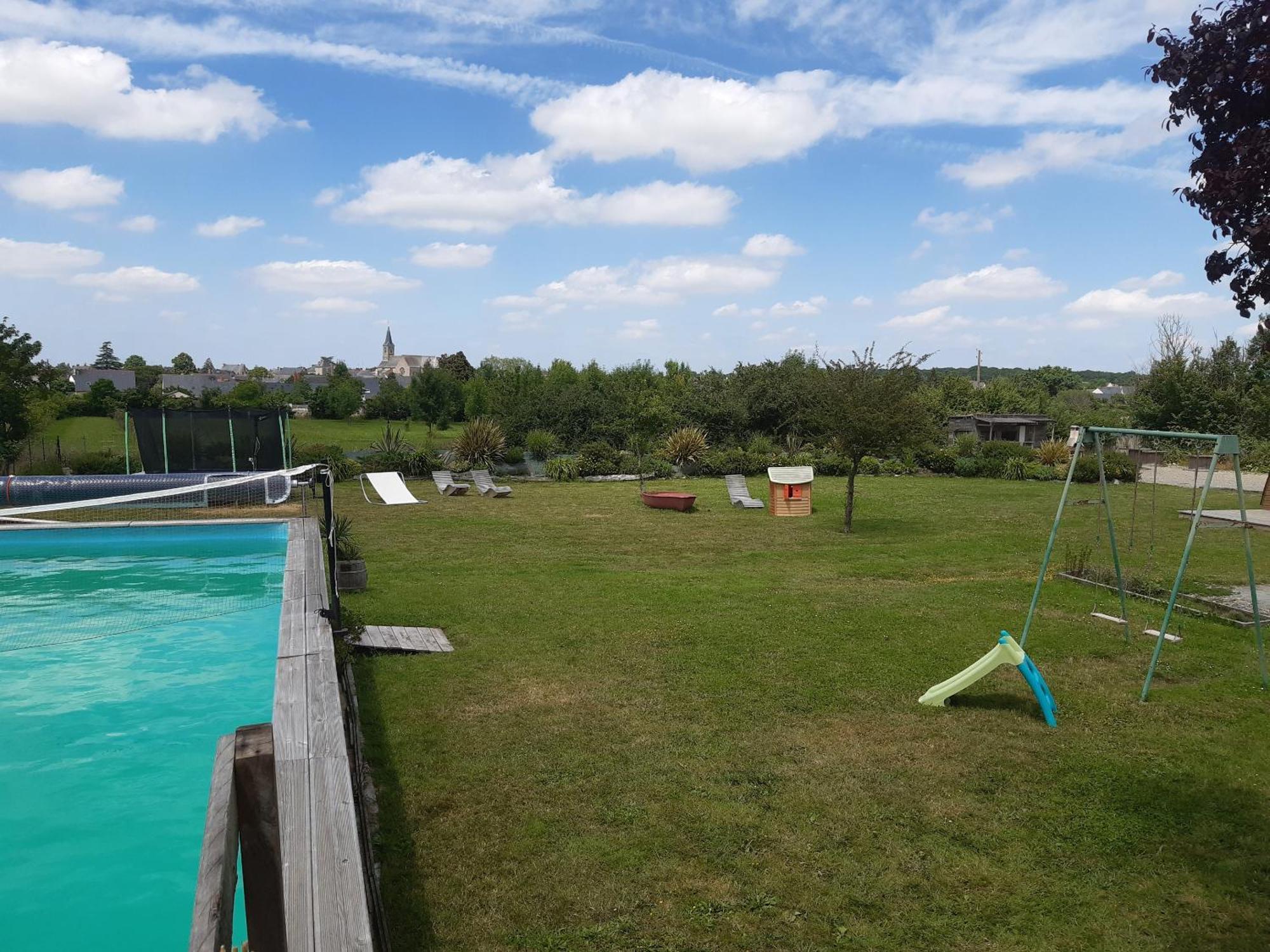 Maison A La Campagne - Piscine Beaulieu-sur-Layon Habitación foto